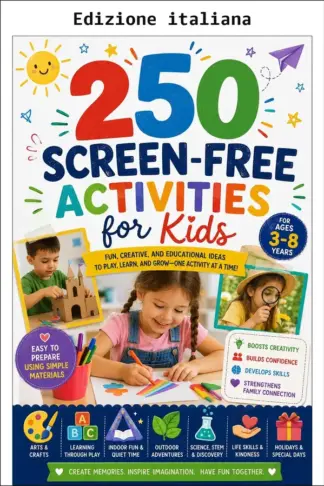 Copertina dell'ebook 250 attività senza schermi per bambini