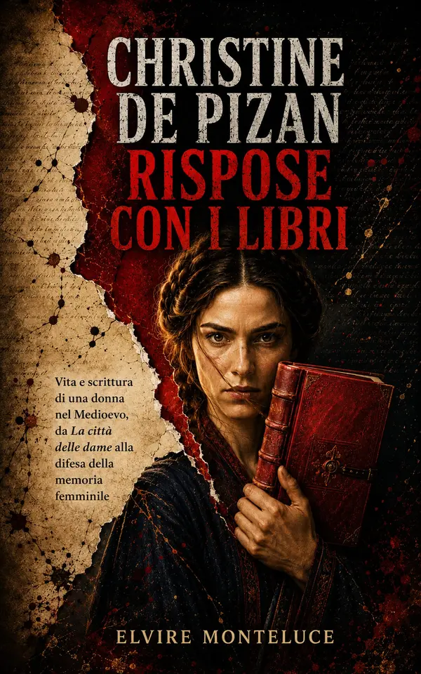 Copertina dell'ebook Christine de Pizan rispose con i libri: Vita e scrittura di una donna nel Medioevo, da La città delle dame alla difesa della memoria femminile
