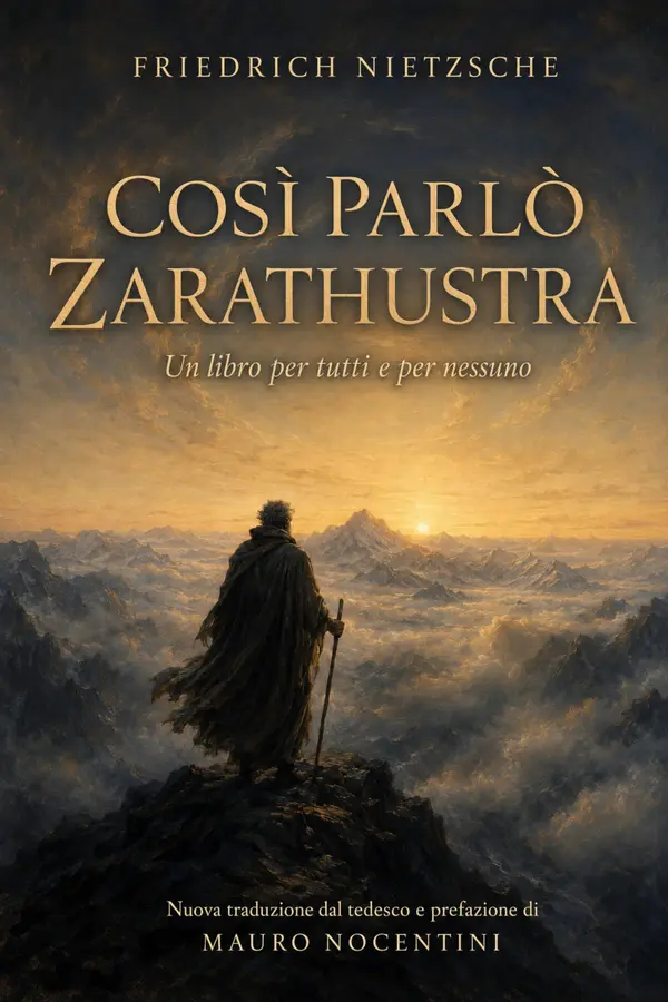 Copertina dell'ebook COSÌ PARLÒ ZARATHUSTRA: UN LIBRO PER TUTTI E PER NESSUNO - Nuova traduzione dal tedesco e prefazione di MAURO NOCENTINI