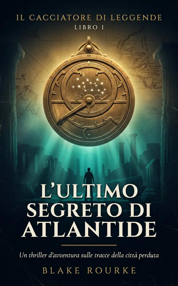 Copertina dell'ebook Il Cacciatore di Leggende (Libro I) - L'Ultimo Segreto di Atlantide: Un thriller di avventura archeologica sulle tracce della città perduta
