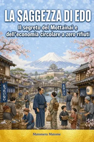 Copertina dell'ebook LA SAGGEZZA DI EDO: Il segreto del Mottainai e dell'economia circolare a zero rifiuti