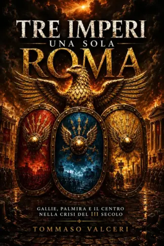 Copertina dell'ebook Tre imperi, una sola Roma: Gallie, Palmira e il centro nella crisi del III secolo