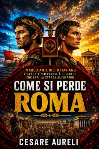 Copertina dell'ebook Come si perde Roma: Marco Antonio, Ottaviano e la lotta per l'eredità di Cesare che aprì la strada all'Impero