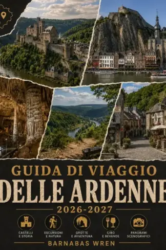 Copertina dell'ebook Guida Di Viaggio Delle Ardenne 2026-2027: Durbuy, Dinant, Bouillon, Bastogne, Vianden e il resto di Belgio, Lussemburgo e Francia - Castelli, grotte, sentieri escursionistici e consigli pratici