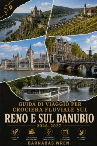 Copertina dell'ebook Guida Di Viaggio Per Crociera Fluviale Sul Reno E Sul Danubio 2026-2027: Un compagno porto per porto per chi è alle prime armi, con consigli d'esperti, ... all'uso (Guide per Fiumi e Crociere Vol. 2)