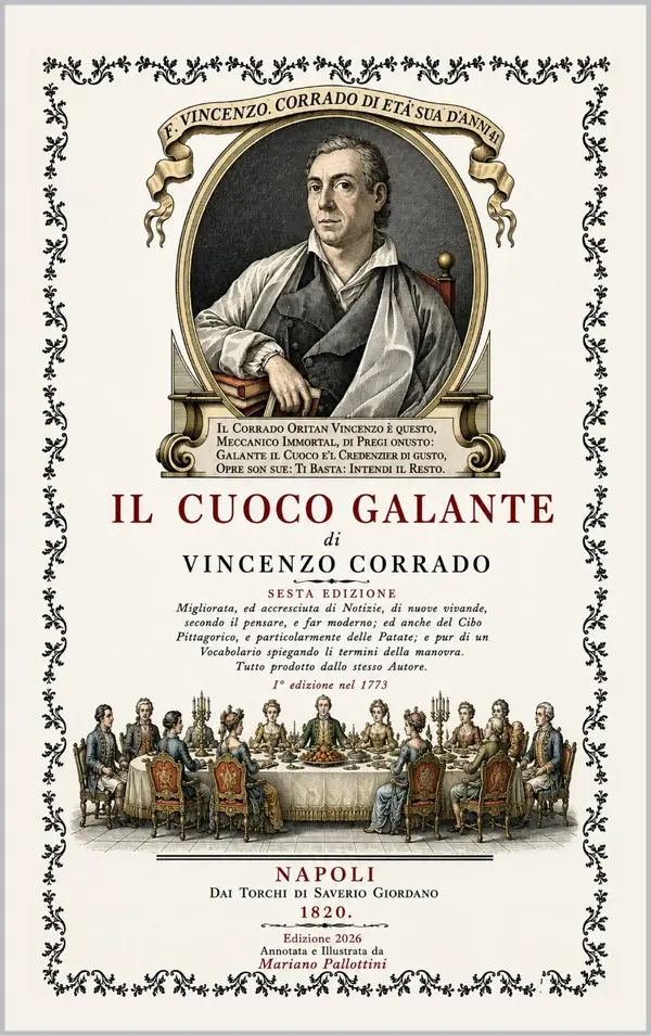Copertina dell'ebook IL CUOCO GALANTE (Edizione Annotata e Illustrata)