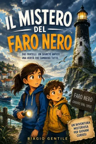 Copertina dell'ebook IL MISTERO DEL FARO NERO: Un'estate al mare può nascondere più di un segreto. (MISTERO & AVVENTURA Storie straordinarie per giovani esploratori)