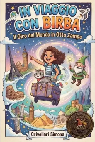 Copertina dell'ebook In Viaggio con Birba. Il giro del Mondo in Otto Zampe. (Il Sigillo di PAffy)