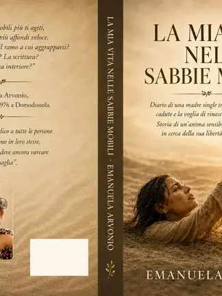 Copertina dell'ebook La mia vita nelle sabbie mobili: Diario di una madre single tra lotte, cadute e la voglia di rinascere. Storia di un'anima sensibile in cerca della sua libertà