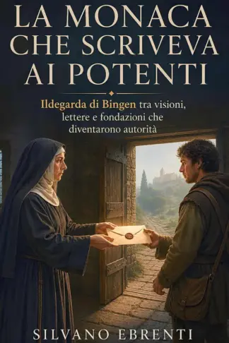 Copertina dell'ebook La monaca che scriveva ai potenti: Ildegarda di Bingen tra visioni, lettere e fondazioni che diventarono autorità