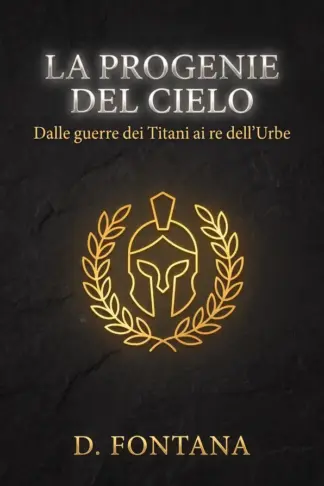 Copertina dell'ebook LA PROGENIE DEL CIELO: Dalle guerre dei Titani ai Re dell'Urbe (Mitologia Greca e Romana Vol. 15)