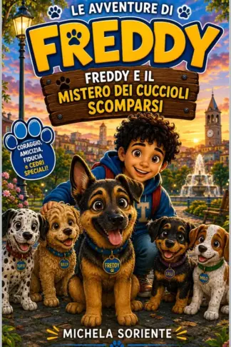 Copertina dell'ebook Le Avventure di Freddy: Freddy e il Mistero dei Cuccioli Scomparsi