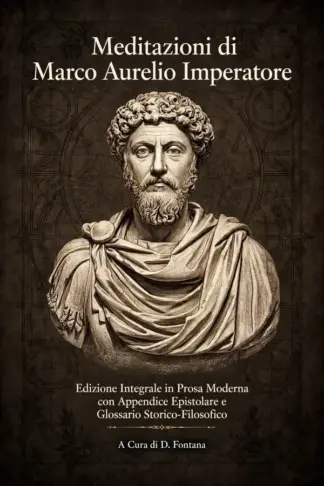 Copertina dell'ebook Meditazioni di Marco Aurelio Imperatore: Edizione Integrale in Prosa Moderna con Appendice Epistolare e Glossario Storico-Filosofico (I Grandi Classici in Prosa Moderna Vol. 26)