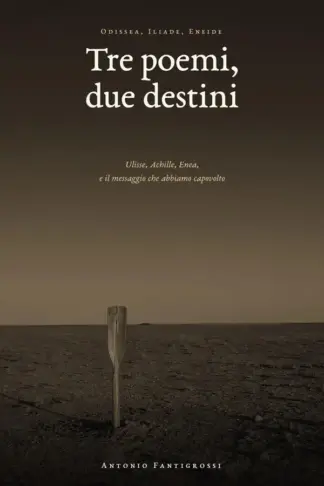 Copertina dell'ebook ODISSEA, ILIADE, ENEIDE - TRE POEMI, DUE DESTINI: Ulisse, Achille, Enea, e il messaggio che abbiamo capovolto