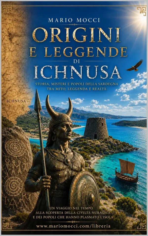 Copertina dell'ebook Origini e leggende di Ichnusa: Popoli, città, miti e guerre della Sardegna antica
