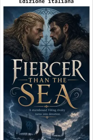 Copertina dell'ebook Più feroce del mare - Una rivalità vichinga intrappolata dalla tempesta si trasforma in devozione
