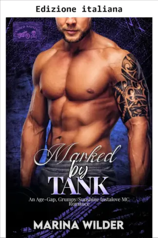 Copertina dell'ebook Segnata da Tank (Damned Saints MC Vol. 9)