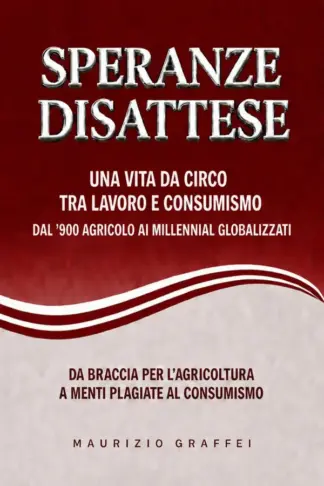 Copertina dell'ebook SPERANZE DISATTESE: Una vita da circo tra lavoro e consumismo. Dal '900 agricolo ai millennial globalizzati.