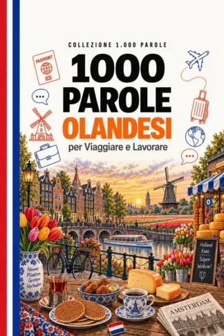 Copertina dell'ebook 1000 Parole Olandesi: per Viaggiare e Lavorare (Coleção 1000 Palavras)