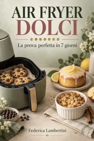 Copertina dell'ebook Air fryer DOLCI