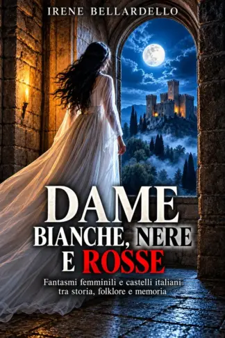 Copertina dell'ebook Dame bianche, nere e rosse: Fantasmi femminili e castelli italiani tra storia, folklore e memoria