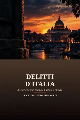 Copertina dell'ebook Delitti d'Italia: 30 storie vere di sangue, giustizia e mistero (Le Cronache di Stranezze Vol. 2)