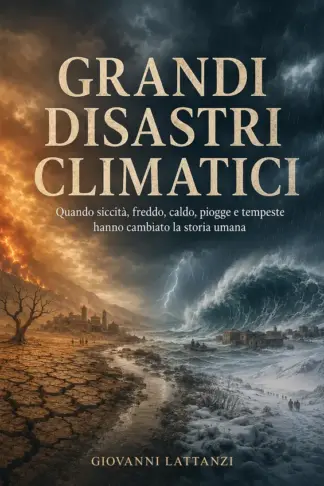 Copertina dell'ebook GRANDI DISASTRI CLIMATICI: Quando siccità, freddo, caldo, piogge e tempeste hanno cambiato la storia umana (Scienza del Clima)