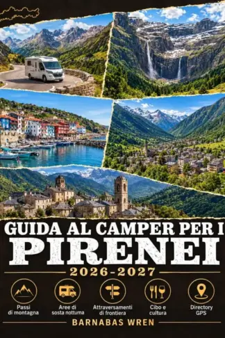 Copertina dell'ebook Guida al Camper per i Pirenei 2026-2027: Percorsi, Passi di Montagna e Aree di Sosta Attraverso Francia, Spagna e Andorra (Europa in Camper Vol. 2)