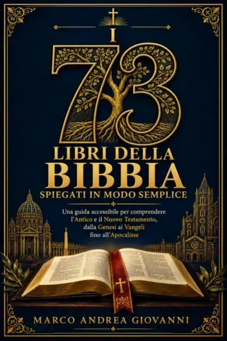 Copertina dell'ebook I 73 Libri della Bibbia Spiegati in Modo Semplice: Una guida accessibile per comprendere l'Antico e il Nuovo Testamento, dalla Genesi ai Vangeli fino all'Apocalisse