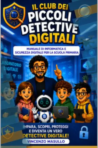 Copertina dell'ebook Il Club dei Piccoli Detective Digitali: Manuale di informatica e sicurezza digitale per la scuola primaria