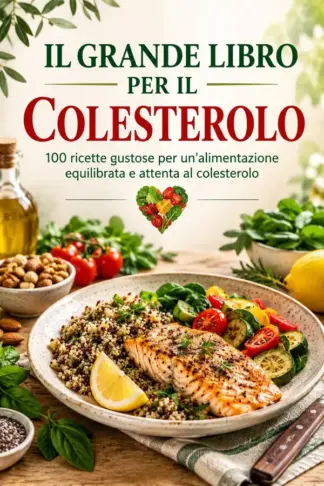 Copertina dell'ebook IL GRANDE LIBRO PER IL COLESTEROLO: 100 ricette gustose per un'alimentazione equilibrata e attenta al colesterolo