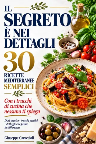 Copertina dell'ebook Il segreto è nei dettagli: 30 ricette mediterranee semplici con i trucchi di cucina che nessuno ti spiega