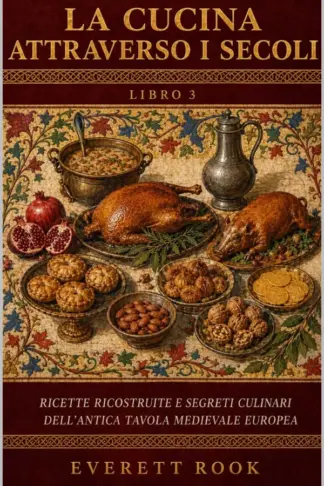 Copertina dell'ebook La cucina attraverso i secoli : Ricette ricostruite e segreti culinari della tavola medievale europea