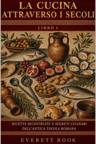 Copertina dell'ebook La cucina attraverso i secoli : Ricette ricostruite e segreti culinari dell'antica tavola romana