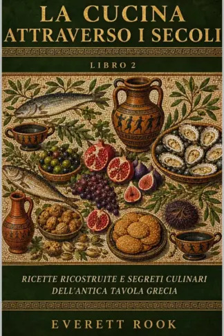Copertina dell'ebook La cucina attraverso i secoli: Ricette ricostruite e segreti culinari dell'antica tavola Grecia