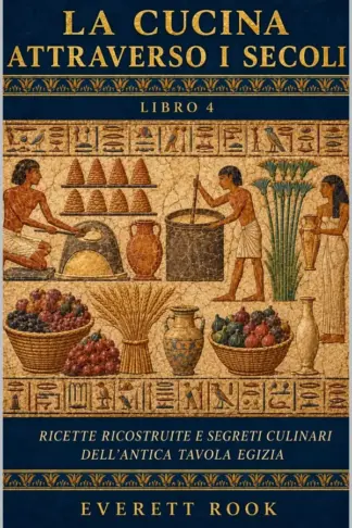 Copertina dell'ebook La cucina attraverso i secoli : Ricette ricostruite e segreti culinari dell'antica tavola Egizia