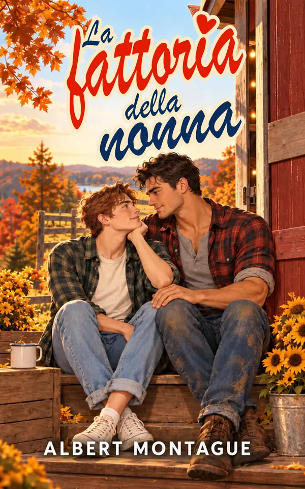 Copertina dell'ebook LA FATTORIA DELLA NONNA: Un romance gay M/M rurale tra coinquilini in una fattoria canadese, con slow burn e un unico letto minuscolo