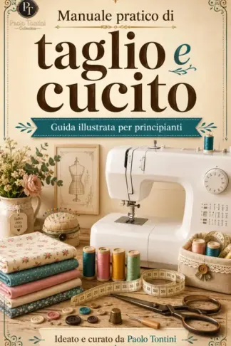 Copertina dell'ebook Manuale taglio e cucito: Guida illustrata per principianti (Paolo Tontini Collection - Manuali)