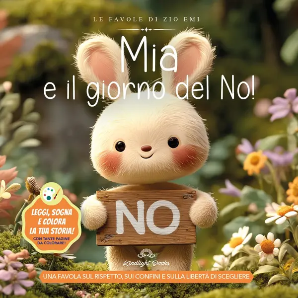 Copertina dell'ebook Mia e il giorno del NO!: Una favola sull'educazione affettiva, il rispetto, i confini personali, le emozioni e la libertà di dire NO e scegliere per sé (Piccole Luci Vol. 8)