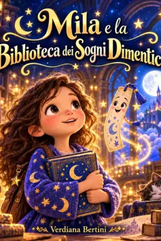 Copertina dell'ebook Mila e la biblioteca dei sogni dimenticati (Le Meraviglie nascoste)