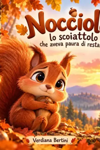 Copertina dell'ebook Nocciola, lo scoiattolo che aveva paura di restare solo (Zampe e cuore Vol. 2)