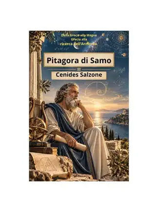 Copertina dell'ebook Pitagora di Samo: Dalla Grecia alla Magna Grecia alla ricerca dell'Armonia. (Echi dai nostri avi Greci.)