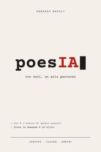 Copertina dell'ebook poesIA: tre voci, un solo percorso