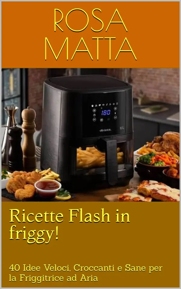 Copertina dell'ebook Ricette Flash in friggy!: 40 Idee Veloci, Croccanti e Sane per la Friggitrice ad Aria