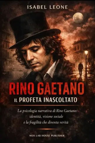 Copertina dell'ebook Rino Gaetano il Profeta Inascoltato: La psicologia narrativa di Rino Gaetano: identità, visione sociale e la fragilità che diventa verità (Nox Lab House Vol. 13)