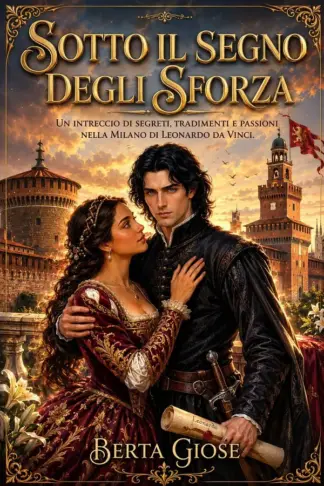 Copertina dell'ebook Sotto il Segno degli Sforza: Un intreccio di segreti, tradimenti e passioni nella Milano di Leonardo da Vinci.