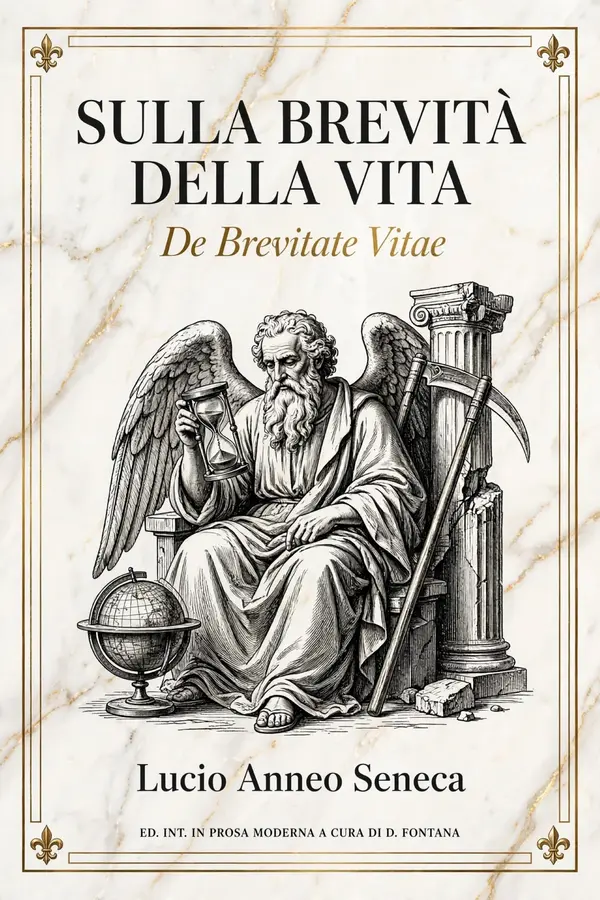 Copertina dell'ebook Sulla brevità della vita (De Brevitate Vitae) di Lucio Anneo Seneca: Edizione Integrale in Prosa Moderna (Gli Imperdibili del passato Vol. 20)