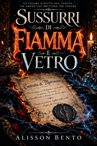 Copertina dell'ebook Sussurri di fiamma e vetro (Fantasy e soprannaturale)