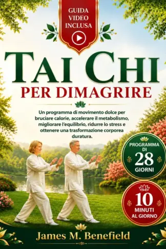 Copertina dell'ebook TAI CHI PER DIMAGRIRE: Un programma di movimento dolce per bruciare calorie, accelerare il metabolismo, migliorare l'equilibrio, ridurre lo stress e ottenere una trasformazione corporea duratura