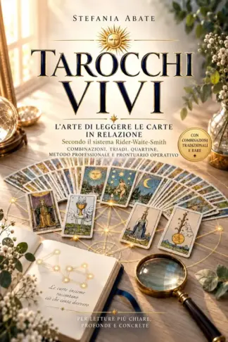 Copertina dell'ebook Tarocchi Vivi: L'arte di leggere le carte in relazione secondo il sistema Rider-Waite-Smith